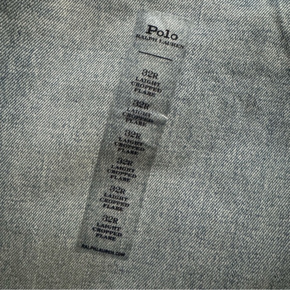 Women’s polo Ralph Lauren crop flare jeans size 32 - Picture 7 of 9